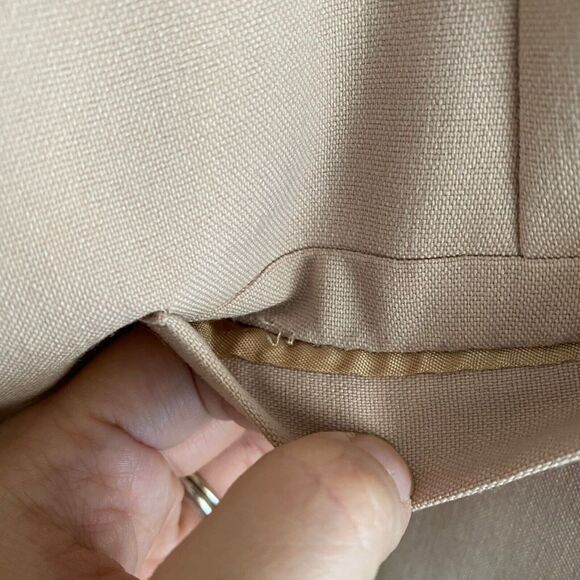 Vintage Cambridge Jack Winter Design Womens Size 16 Tan Beige One-Button Blazer - Picture 3 of 10